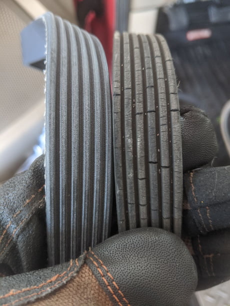 old serpentine belt