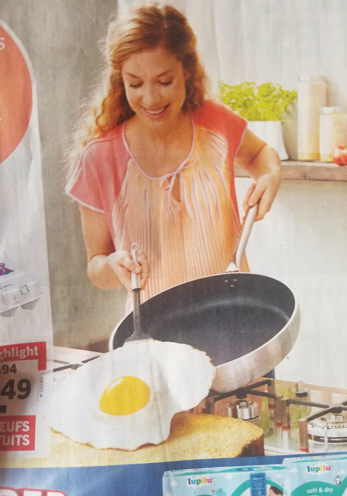In awe at the size of this egg