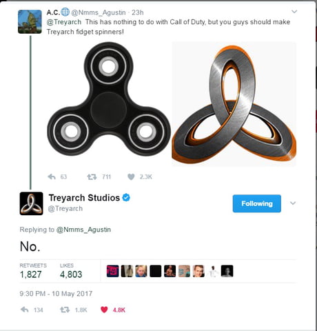 call of duty fidget spinner
