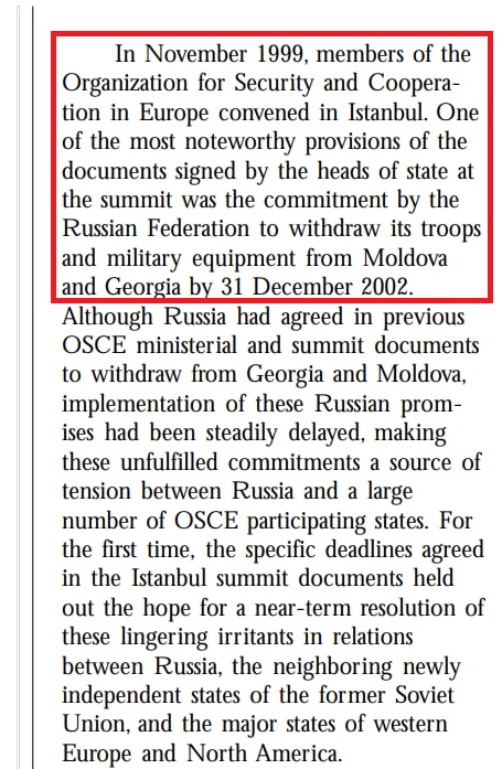 By this day in 2002 all Russian soldiers in Moldova and Georgia were promised to be removed. They were not. But please believe us when we negotiate now about Ukraine.