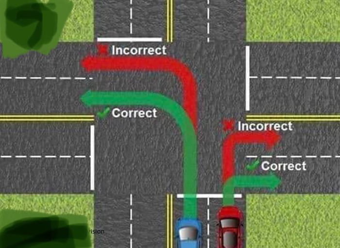 improper-turns-are-often-the-cause-of-traffic-crashes-in-intersections