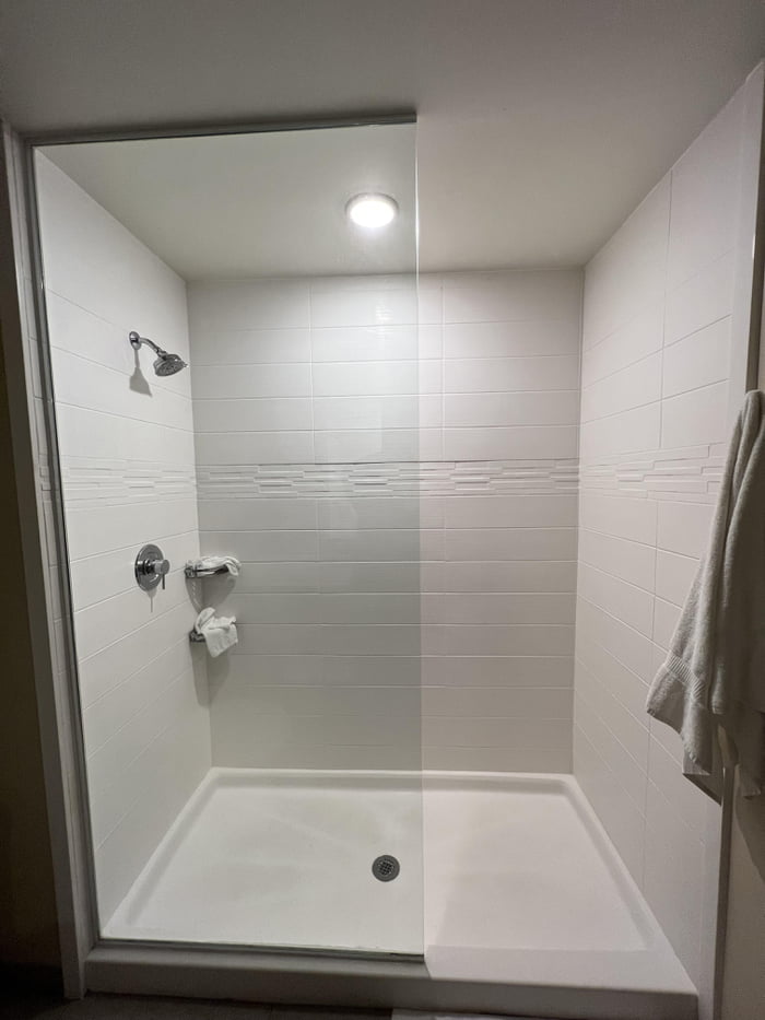 Can’t turn on hotel room shower without getting blasted with cold water