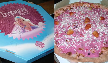 Meanwhile in Brazil strawberry Barbie pizza 9GAG