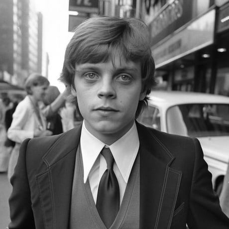 Young Mark Hamill looking like a boss, heading out for a night on the town  (1980s) - 9GAG
