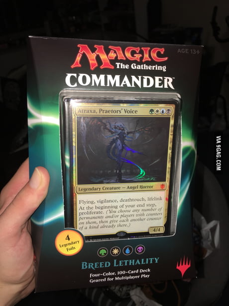 Commander 2016 is out today! I chose Atraxa and the Breed Lethality deck. -  9GAG