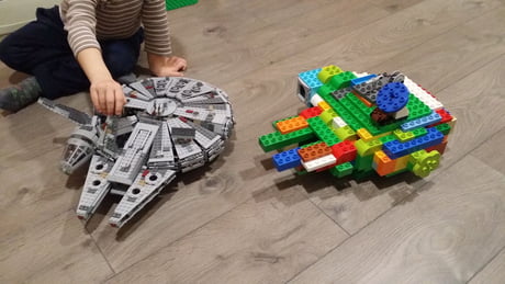 Lego Duplo MOC Millennium Falcon - 9GAG
