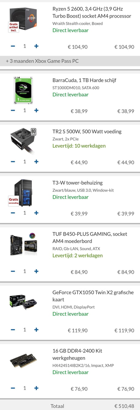 My 500 euro gaming pc, does it need changes? Let me know. - 9GAG