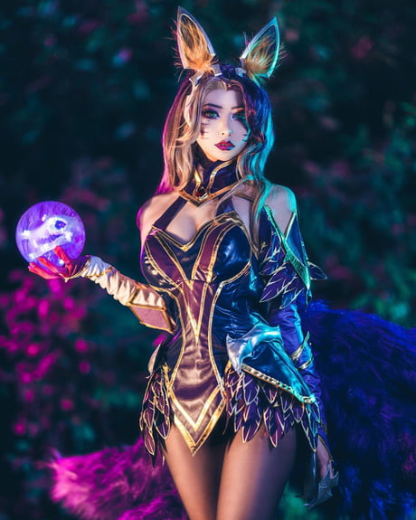 Coven Ahri by riiyuukii cos 9GAG