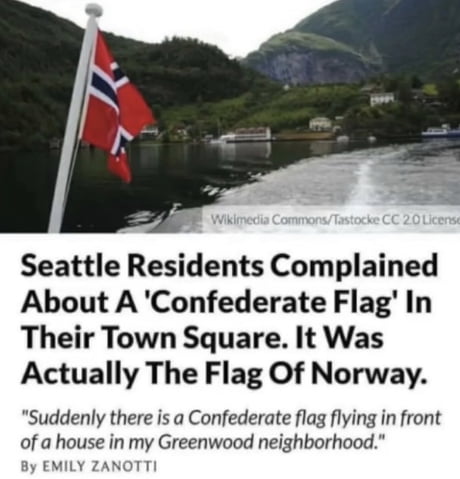 I Already See Them Signing A Petition To Change Norway S Flag 9gag