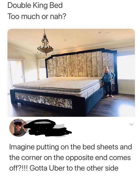 Double King Sized Bed 9gag