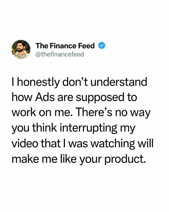 Marketing logic at its finest