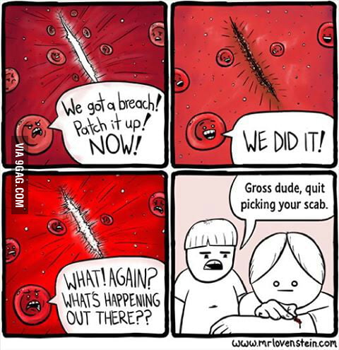You know your red blood cells are working hard on that...