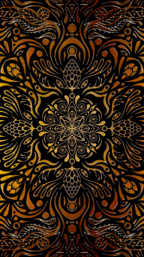 Om Symbol Mandala Art Wallpaper – Home Decoram