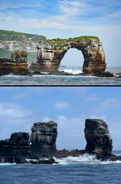 Darwin S Arch Have Collapsed Due To Erosion 9gag