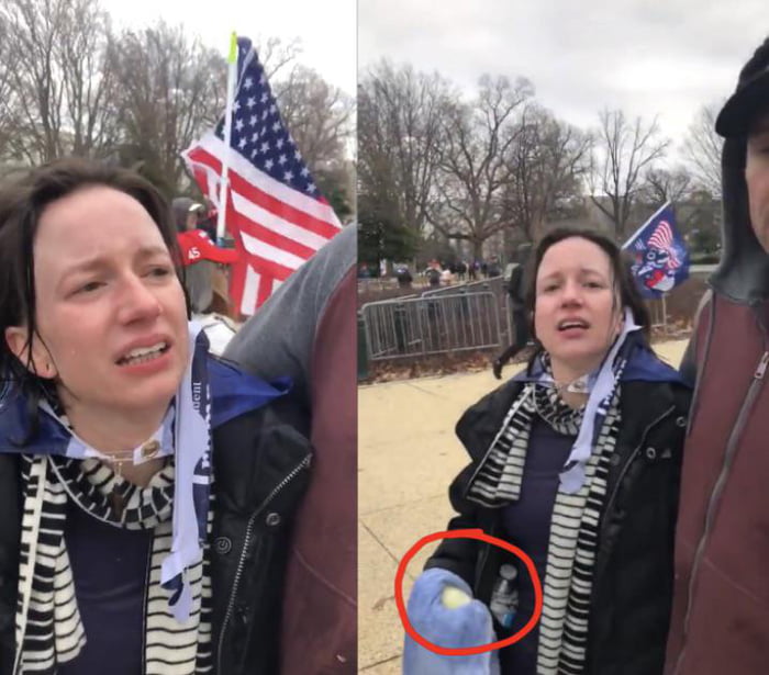 “Elizabeth of Knoxville” who claims to have been maced at capitol, caught rubbing onion into her eyes to bring tears