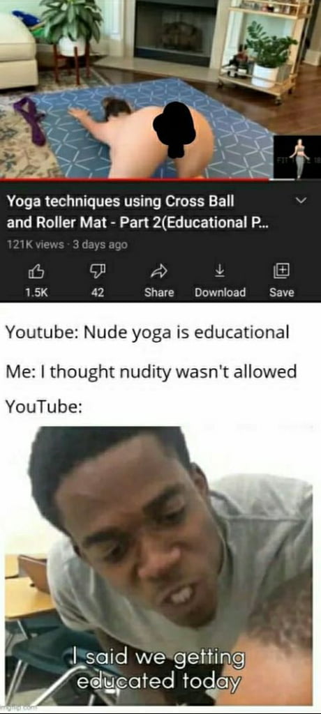 Naked yoga youtube