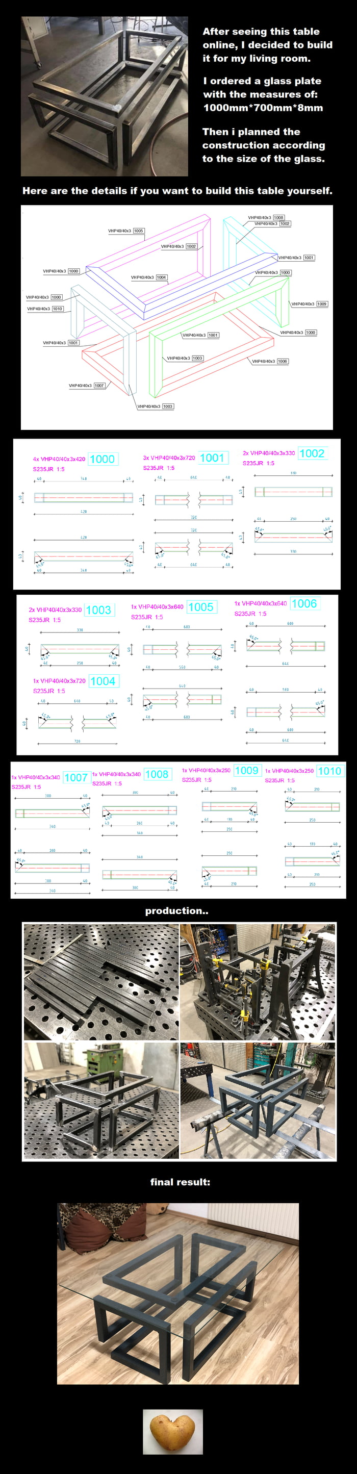 DIY floating table 9GAG