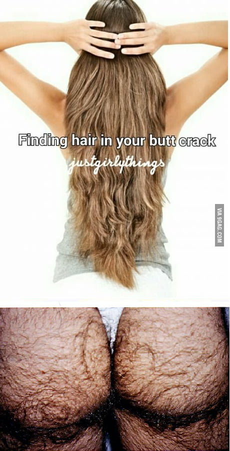 Finding hair in your butt crack. Male Edition. - 9GAG