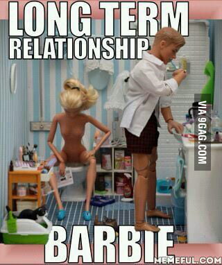 Long term relationship barbie - 9GAG