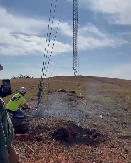 Some radio towers are demolished when they become outdated, unsafe, or no longer needed due to advances in technology.