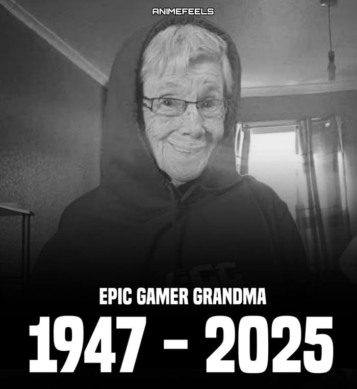 To the grandma who showed the world that gaming has no age limit, has passed away. 🕊️ Epic Gamer Grandma with over 3M followers, has passed away at the age of 78. Thank you for reminding us that fun has no age limit. RIP, ICON.