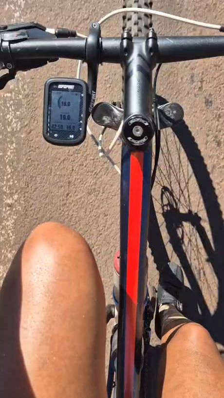 An idiot and her bike