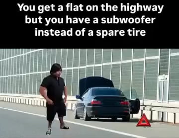 Didn‘t think I‘d ever need the spare but hey…worth it