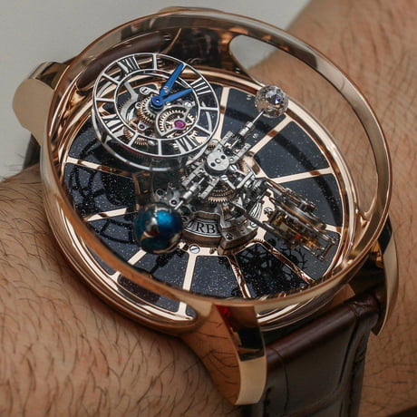 Jacob Co. Astronomia Tourbillon Baguette Watch 1 015 000 9GAG