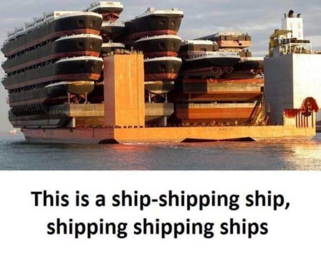 Shipping ship