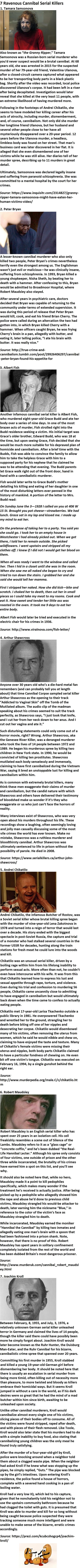 7 Ravenous Cannibal Serial Killers 9gag