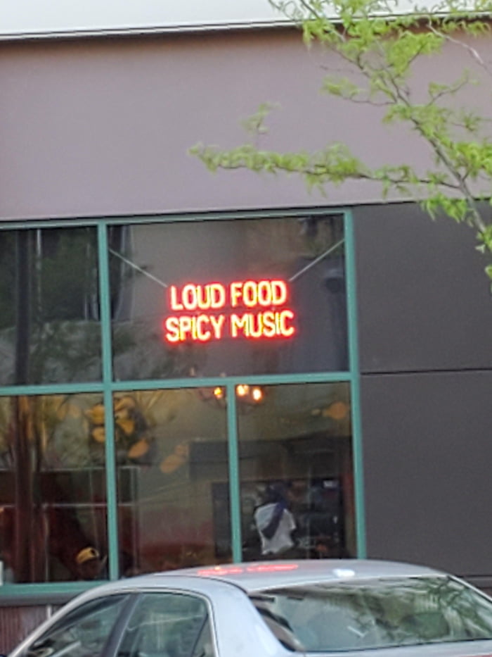 I've always wanted to try 'Loud Food'