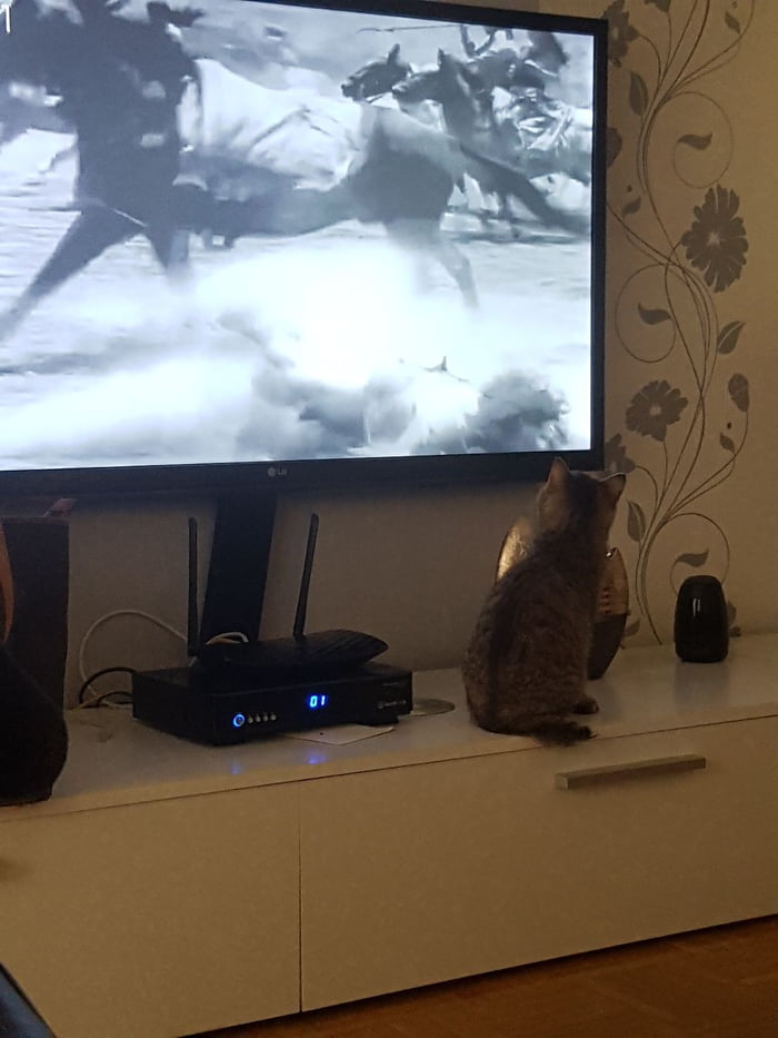 She is into black and white movies