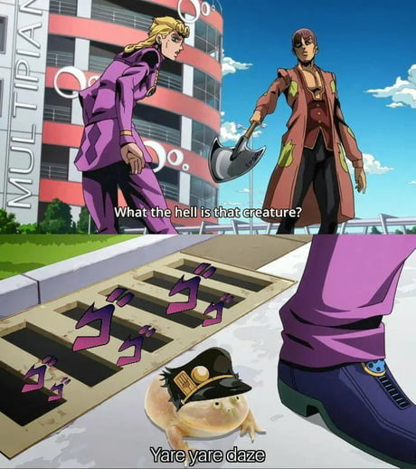 Is This a JoJo Reference? - 9GAG