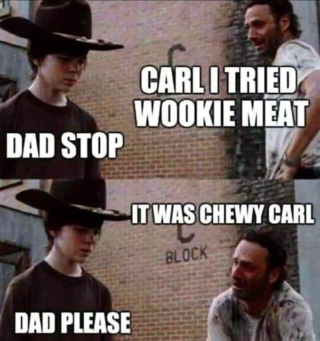 walking dead carl joke meme