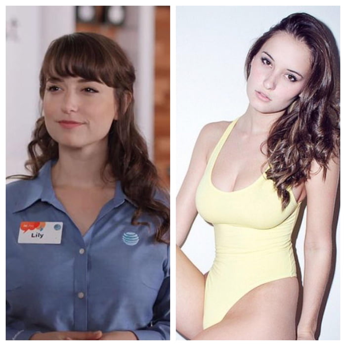 Milana Vayntrub Atandt Commercial Girl 9gag