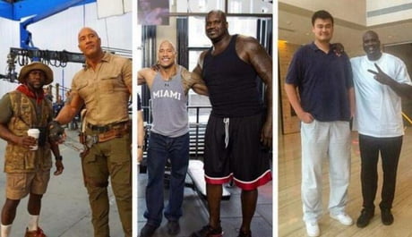 How Much Taller? - Dwayne The Rock Johnson vs Kevin Hart! 
