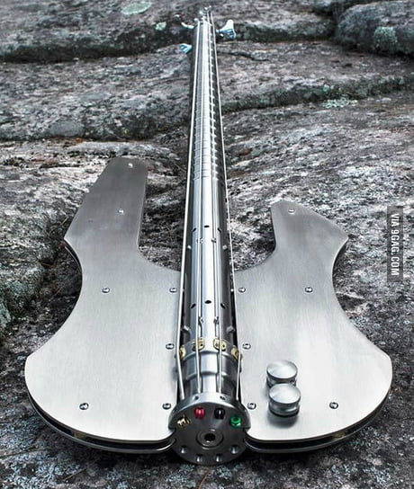 guitar made of metal