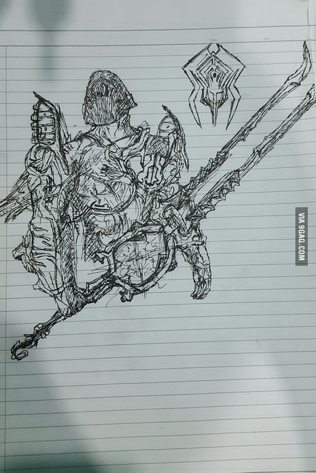 Sketch Of Shadow Staller From Warframe Will Post More Of My Sketches Soon 9gag Sketch Of Shadow Staller From Warframe Will Post More Of My Sketches Soon 9gag
