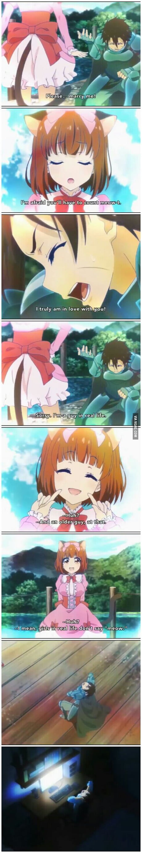 Every Single Time Anime Netoge No Yome 9gag