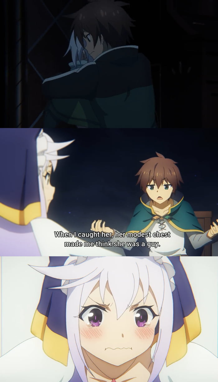 Kazuma dealing Eris/Chris maximum emotional damage - 9GAG