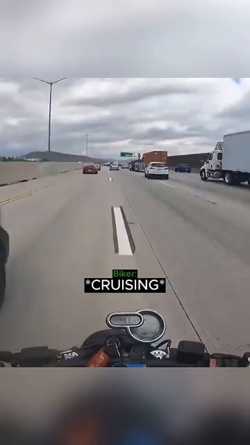 Not all heroes wear capes, some wear helmets and ride motorcycles. What a legend