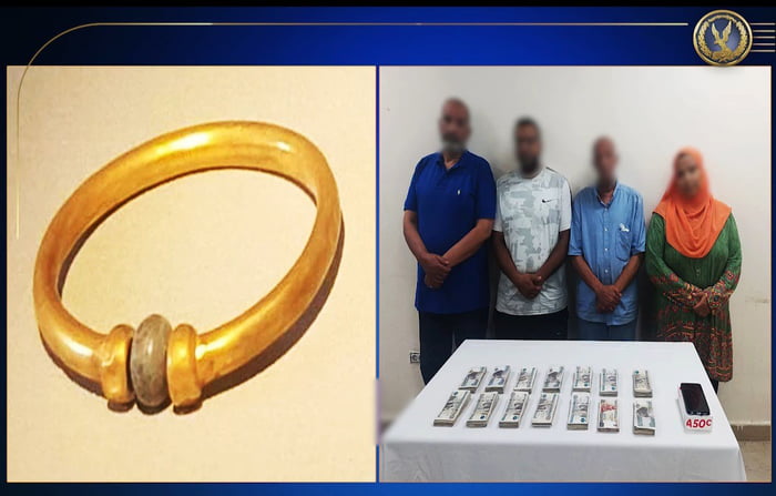 Museum worker steals and sells a 3,300 year old Egyptian bracelet ended up melted for $4k
