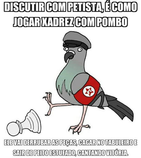 POMBO JOGANDO XADREZ 