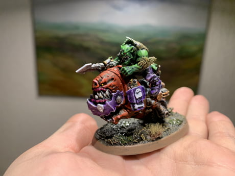 My first speed paint experiment with the slap chop method. Needed some  extra highlights but overall happy with the result. Finally possible to  paint an entire army in my spare time. 