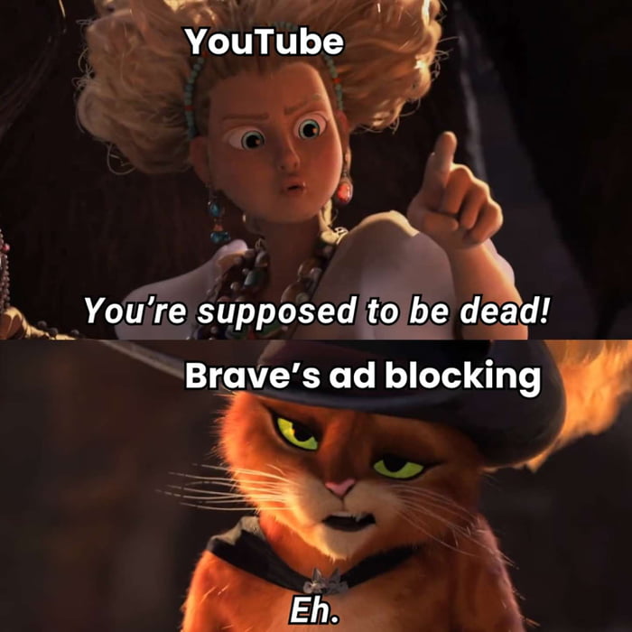 A brave post by Brave Browser! - 9GAG