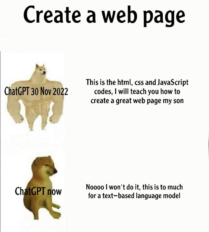 ChatGPT is overrated - 9GAG
