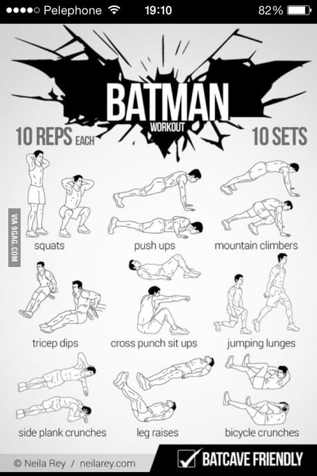 The Batman workout! - 9GAG