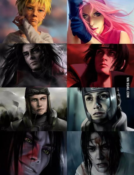 Some serious Naruto fan art here. 9GAG