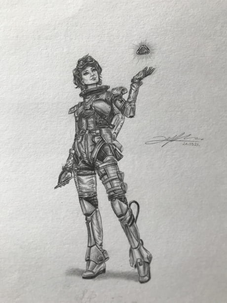 Apex Legends | Loba Sketch by Meat-Crunchy on Newgrounds