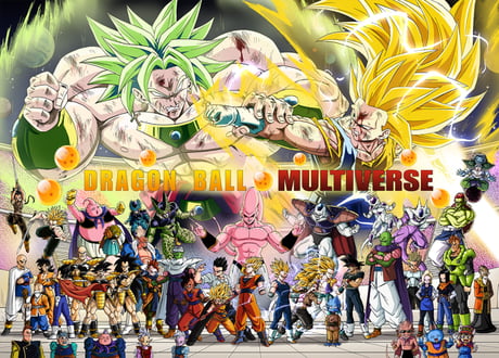 Fan made Dragon ball multiverse manga, details in comments - 9GAG